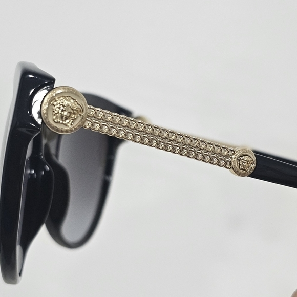 Versace women sunglasses black and gold